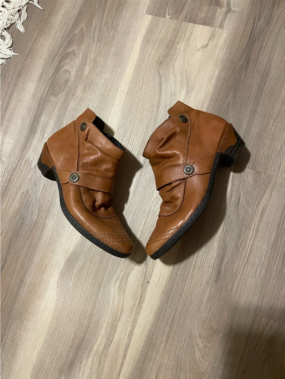 Rieker Ladies Tan Ankle Boots Size 41